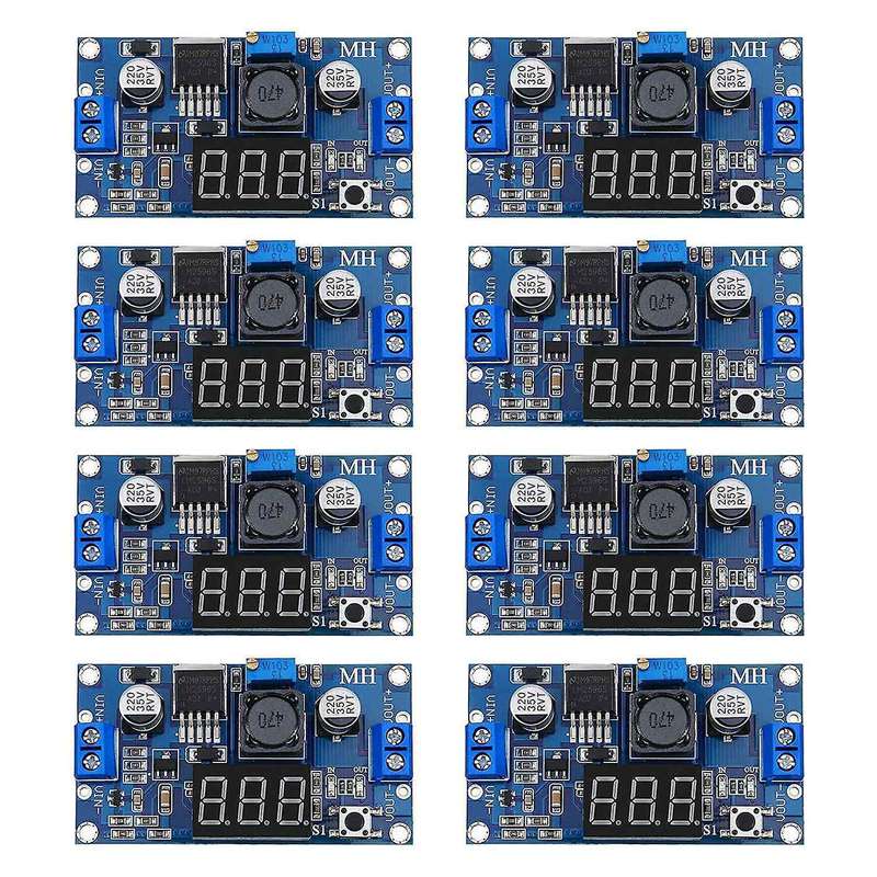 Adjustable LM2596S Converter Reduced Voltage Regulator Power Supply Module Voltage Stabilizer with D