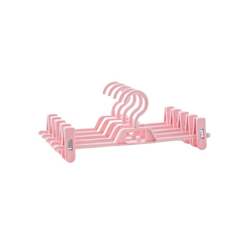 Adjustable Plastic Clothes Rack for Skirt Clip Bra Clothespin Underwear Panties Portable Hanger Clot