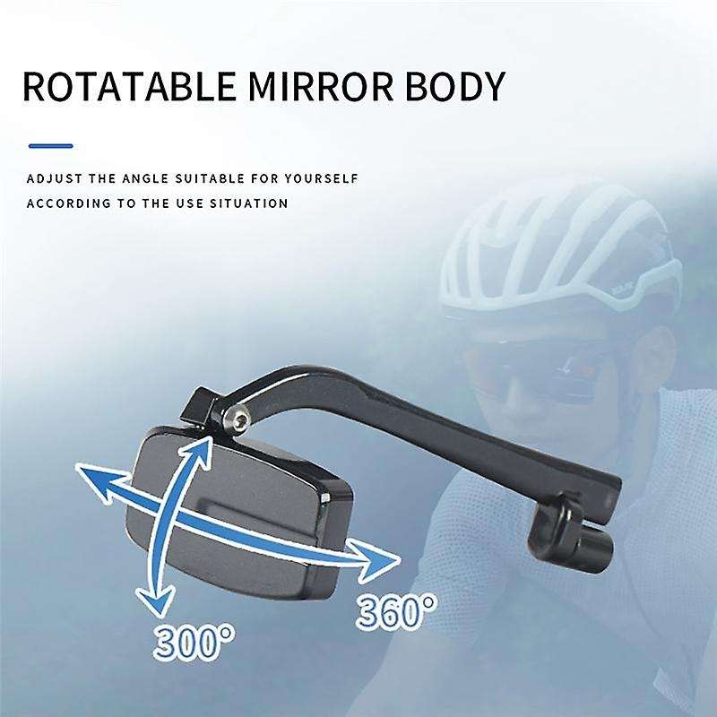 Adjustable Road Bicycle Eyeglass Rear View Mirror Universal Pro Bicycle Ultra Light Helmet Rearvie