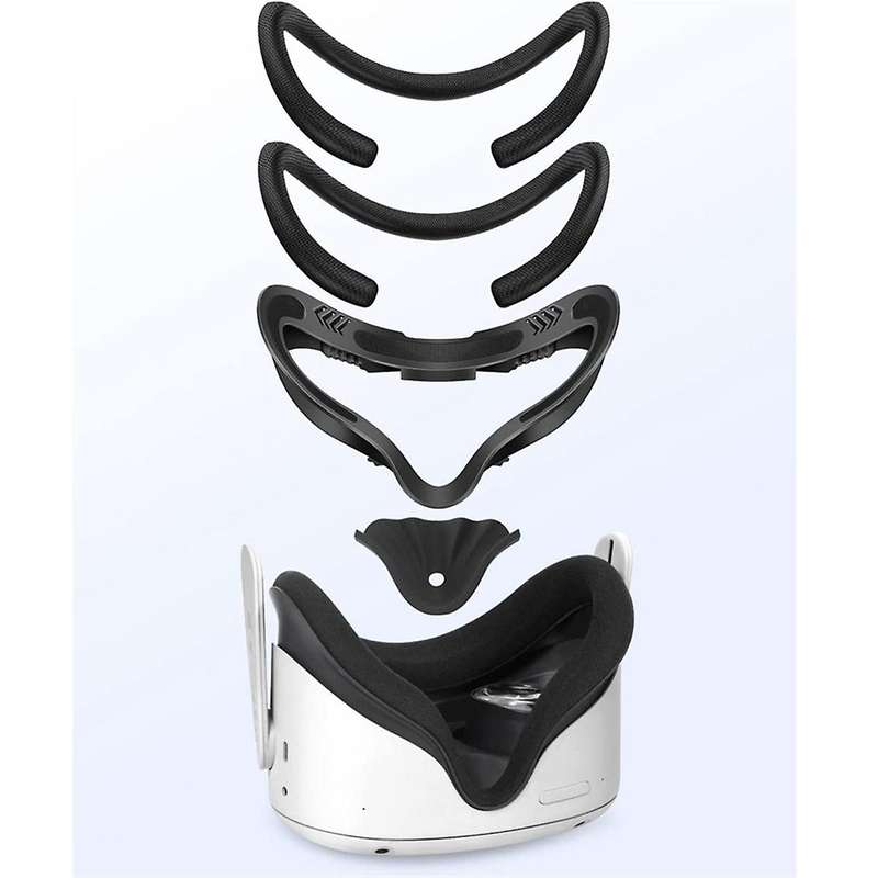 Adjustable Size VR Interface Support Bracket Foam Pad for Quest 2 Interface Pad 2 VR Accessories