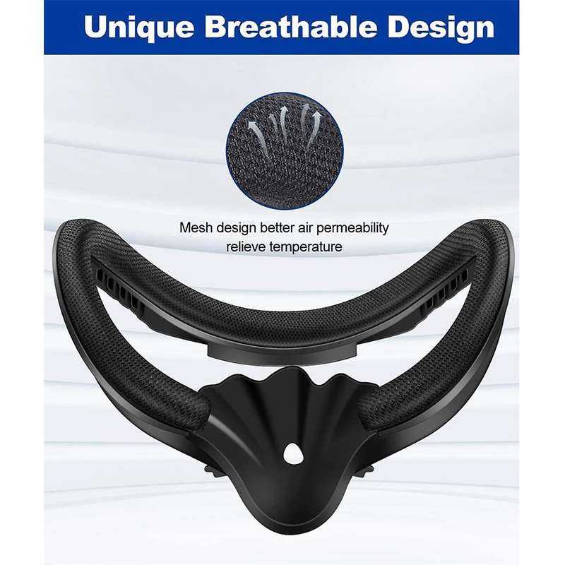 Adjustable Size VR Interface Support Bracket Foam Pad for Quest 2 Interface Pad 2 VR Accessories