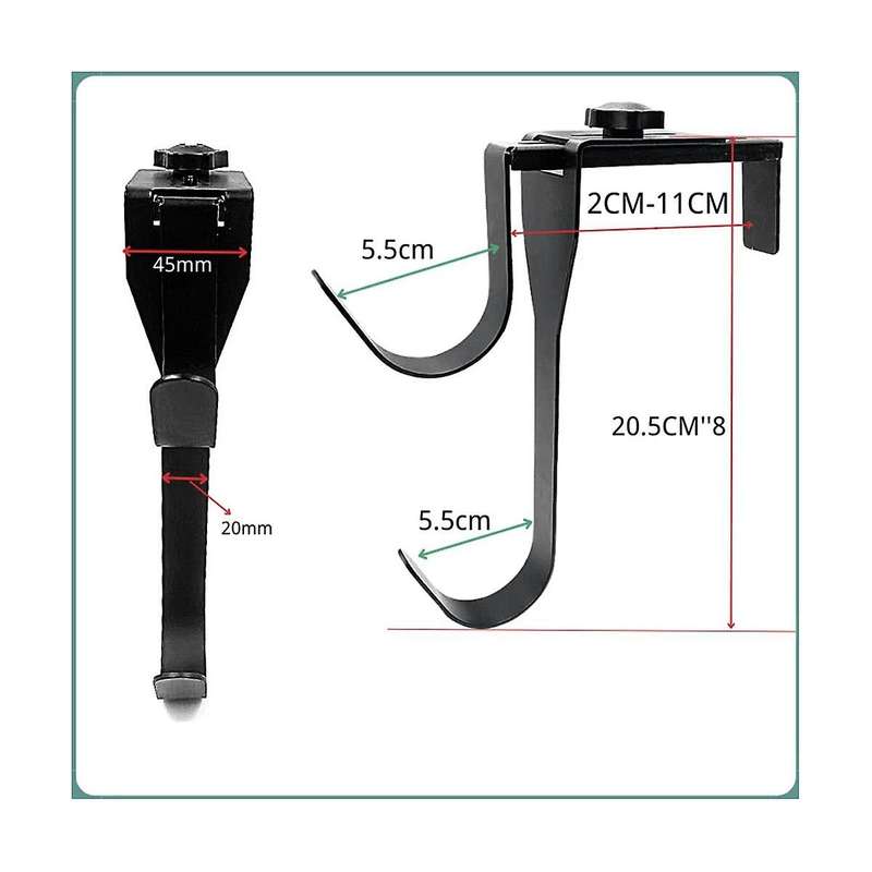 Adjustable Pool Pole Hanger/hook, for Pool Poles, Use to Hang Pool Accessories On Pool Fence/wall