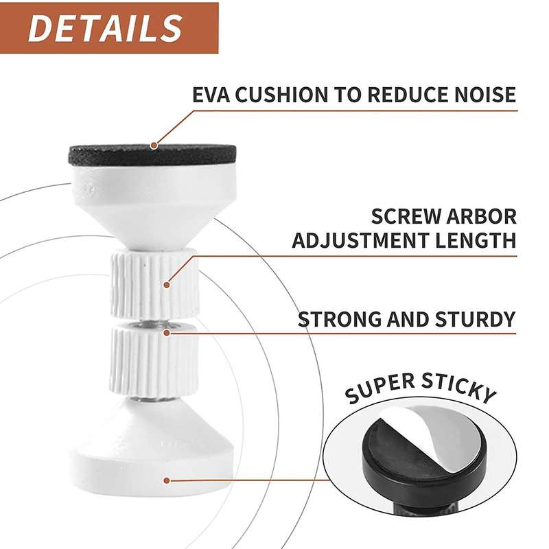 Adjustable Threaded Bed Frame Anti-shake Tool for Bed,headboard Stoppers,prevent Loosening Anti-sha