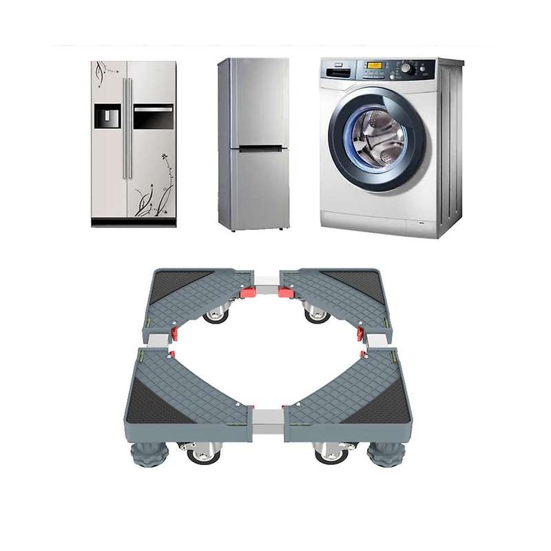 Adjustable Washing Machine Stand with Wheels Non- Anti-Vibrator Mobile Base for Washing Machine Bat