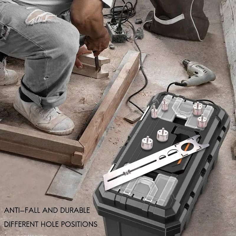 Adjustable Tile Locator to Wall Marking Position Ruler Ceramic Hole