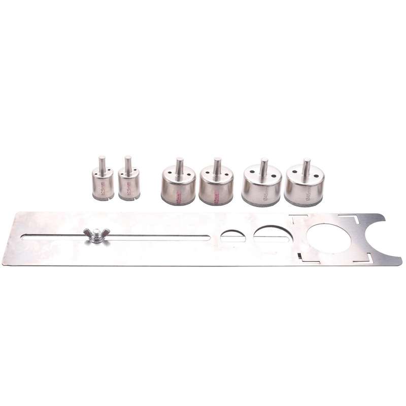 Adjustable Tile Locator to Wall Marking Position Ruler Ceramic Hole
