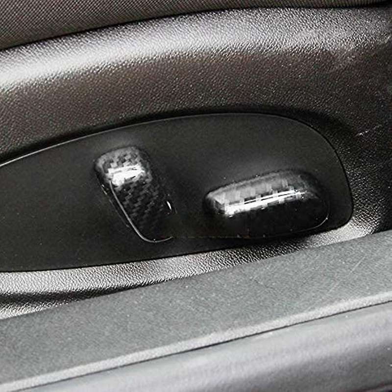 Adjustment Button Cover for Corvette C7 2014 2015 2016 2017 2018 2019 Accessories Abs Carbon Fiber
