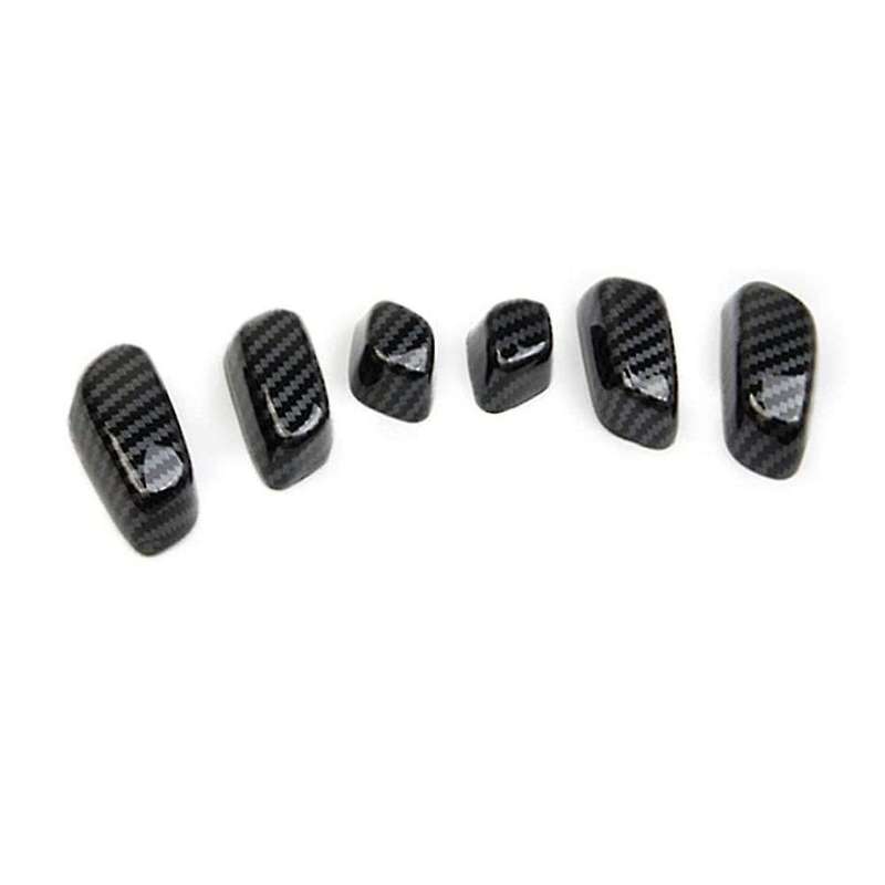 Adjustment Button Cover for Corvette C7 2014 2015 2016 2017 2018 2019 Accessories Abs Carbon Fiber