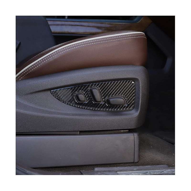 Adjustment Button Switch Panel Trim for 2014-2018 Accessories Soft Carbon Fiber