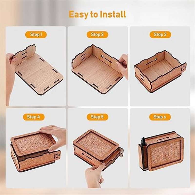 Adult Piggy Bank, Wooden Piggy Bank with Savings Goal, for Car Fund, Honeymoon Travel Piggy Bank