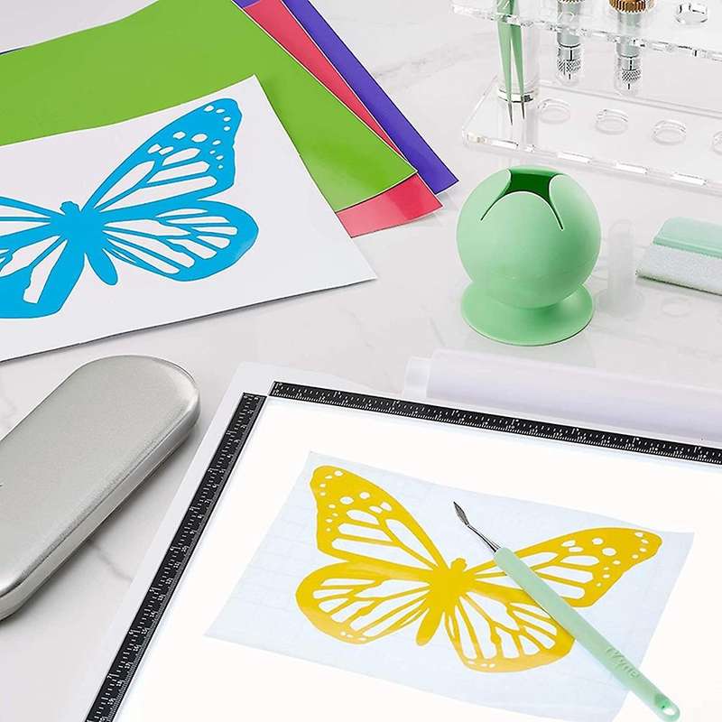 Adsorption Vinyl Weeder Waste Collector (Mint Green)