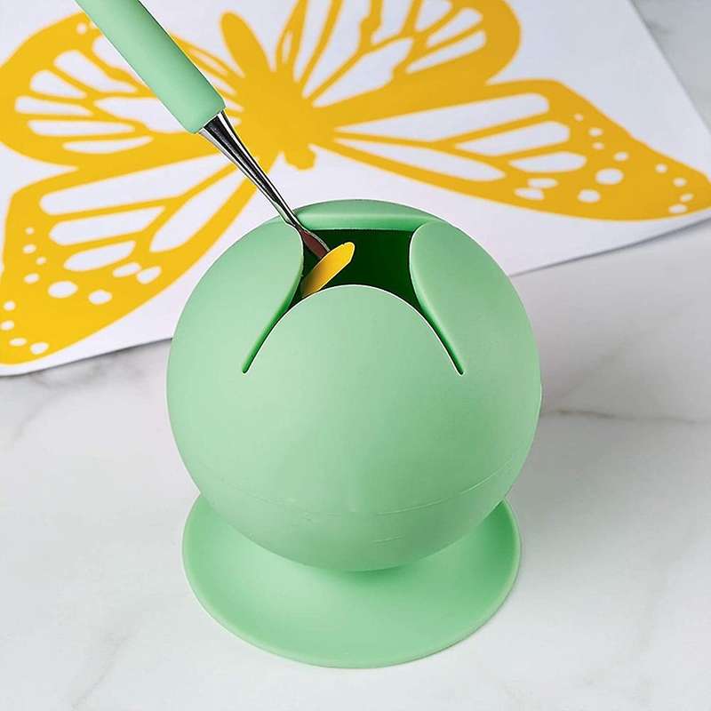 Adsorption Vinyl Weeder Waste Collector (Mint Green)