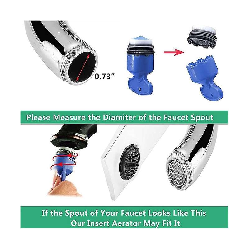 Aerators .5 Faucet Plug-in Faucet Aerator Faucet Filter Sink Flow Regulator Faucet Aerator