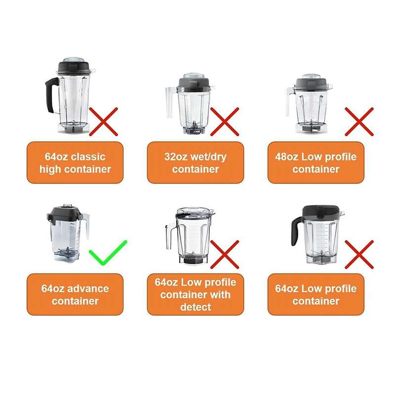Advanced Blade Replacement for Advanced Series Touch and Go Quiet One 48/64oz Container