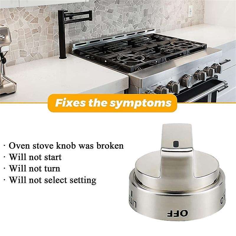 Aez73453509 Burner Control Knob Compatible with Lg Oven Stove - Replacement for Aez72909008 (pack O