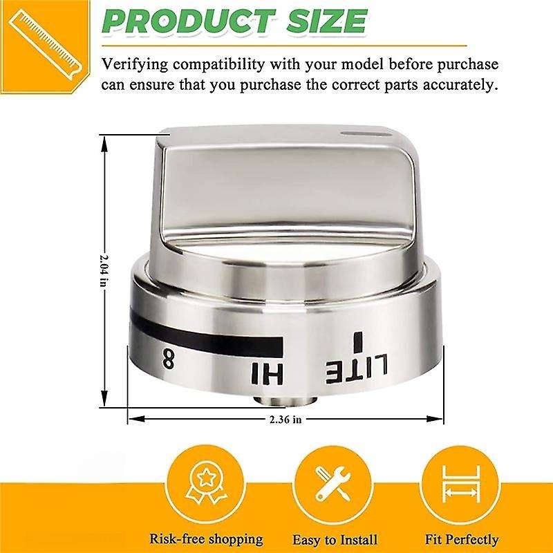 Aez73453509 Burner Control Knob Compatible with Lg Oven Stove - Replacement for Aez72909008 (pack O