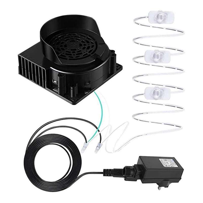Air Blower for Inflatables Inflatable Fan with 3 LED Light Strings for Halloween Christmas Festival