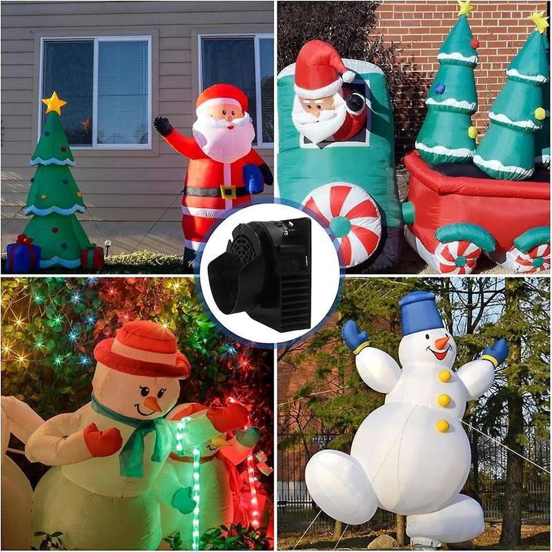 Air Blower for Inflatables Inflatable Fan with 3 LED Light Strings for Halloween Christmas Festival