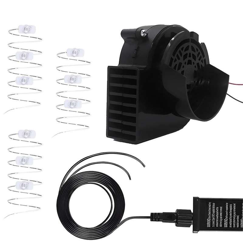 Air Blower for Inflatables Inflatable Fan with 3 LED Light Strings for Halloween Christmas Festival