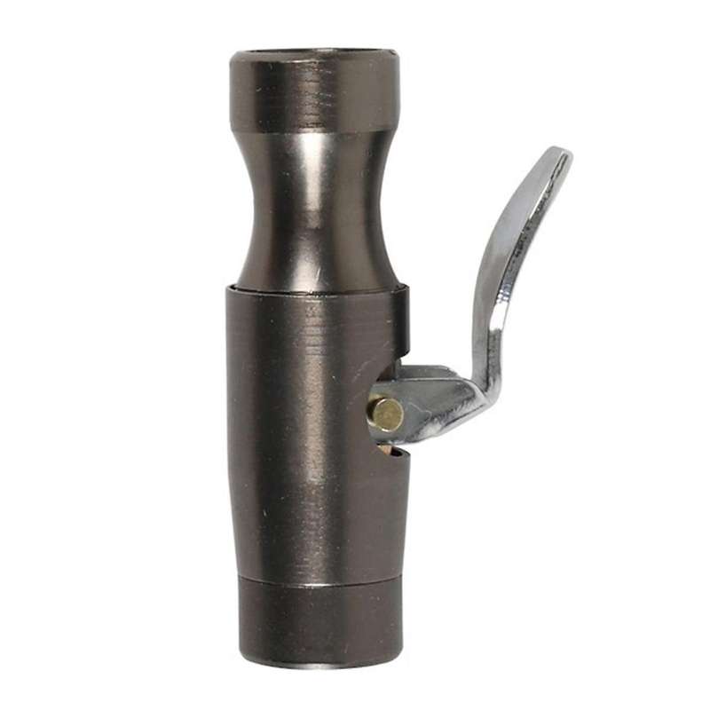 Air Chuck Open Flow Double Jaws Lock on Tire Chuck with Clips for Inflator Gauge Compressor Accessor