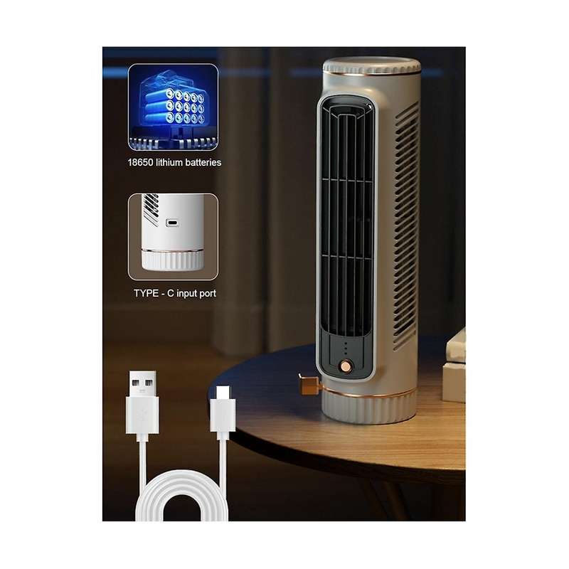 Air Circulation Bladeless Fan Tower Fan Bladeless Fan Bedroom Ultra-quiet Dormitory Desk Floor Elec