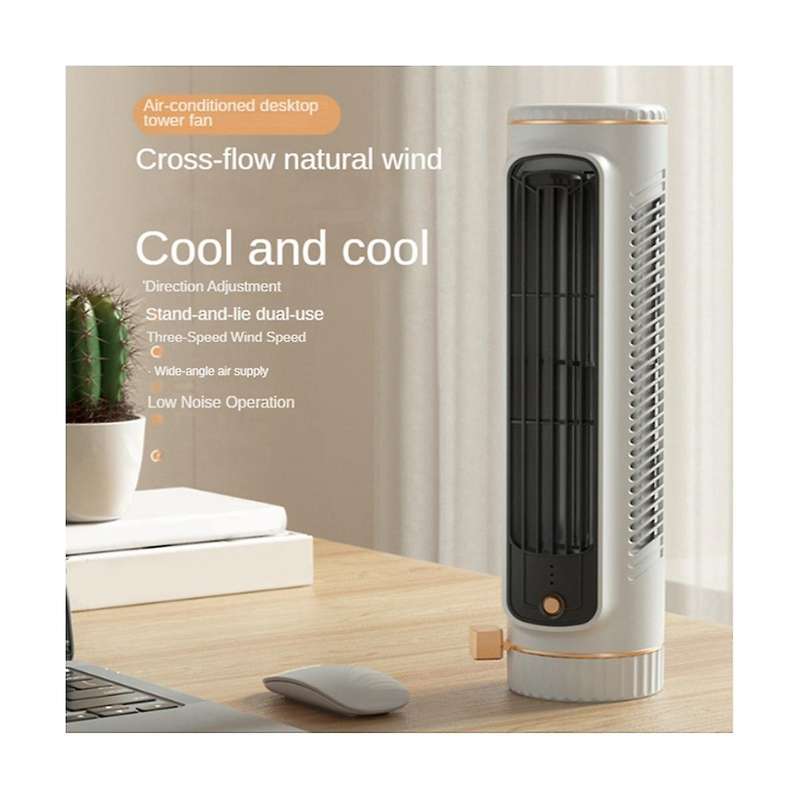 Air Circulation Bladeless Fan Tower Fan Bladeless Fan Bedroom Ultra-quiet Dormitory Desk Floor Elec