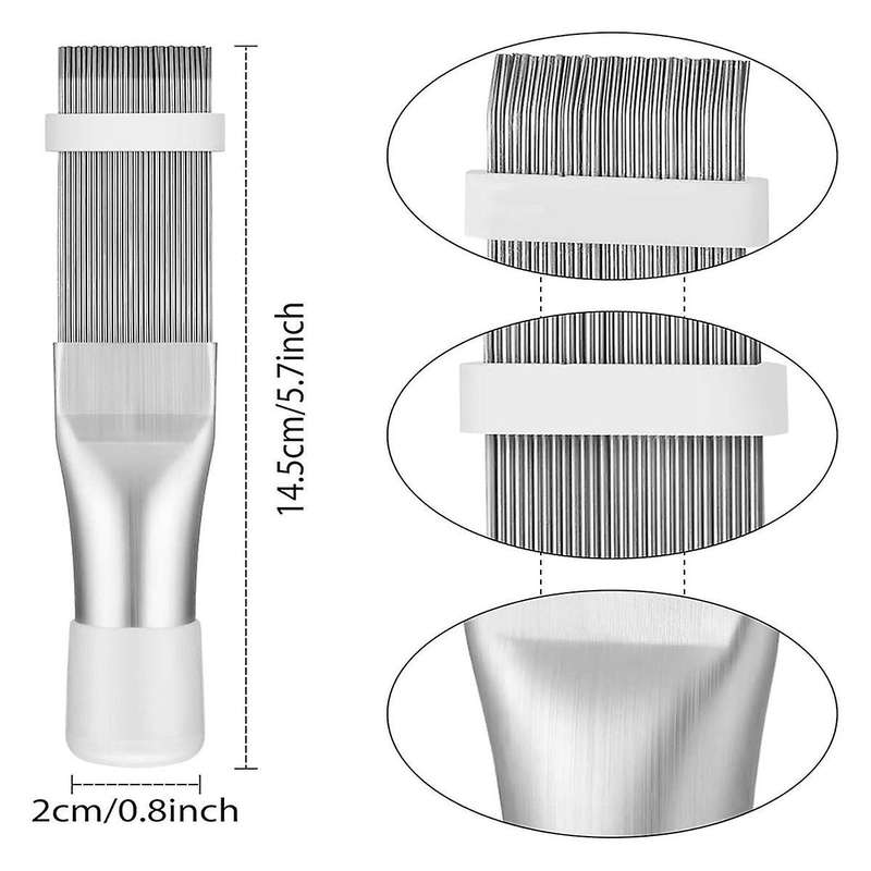 Air Conditioner Condenser Fin Comb Cleaner Kit, Air Conditioner Fin Cleaner Brush Kit, Evaporator Ra