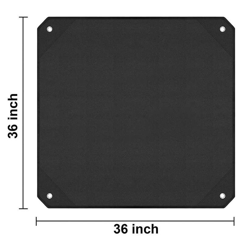 Air Conditioner Cover for Outside Units, Black Snow-resist Winter Waterproof Outdoor Ac Cover (black