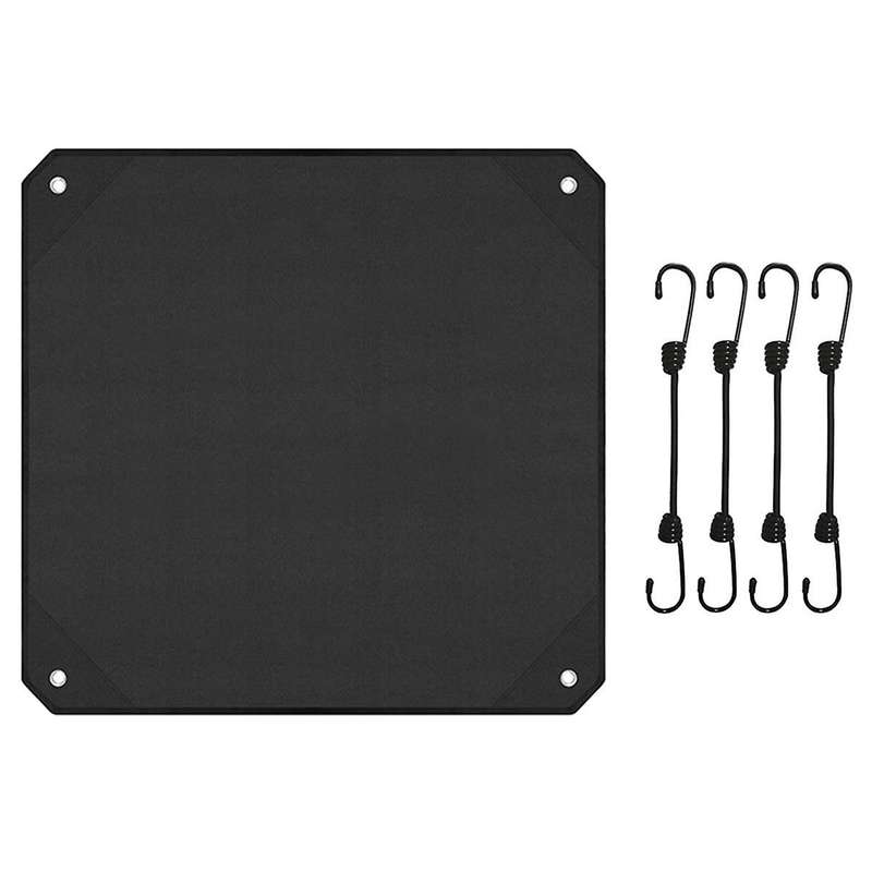 Air Conditioner Cover for Outside Units, Black Snow-resist Winter Waterproof Outdoor Ac Cover (black