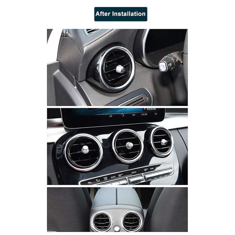 Air Conditioner Instrument Panel for C Class W205 GLC W253 15-21 Middle Outlet Tuyere A/C Folding Fi