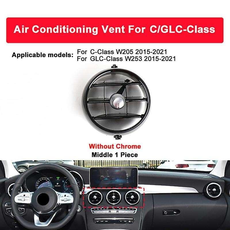 Air Conditioner Instrument Panel for C Class W205 GLC W253 15-21 Middle Outlet Tuyere A/C Folding Fi