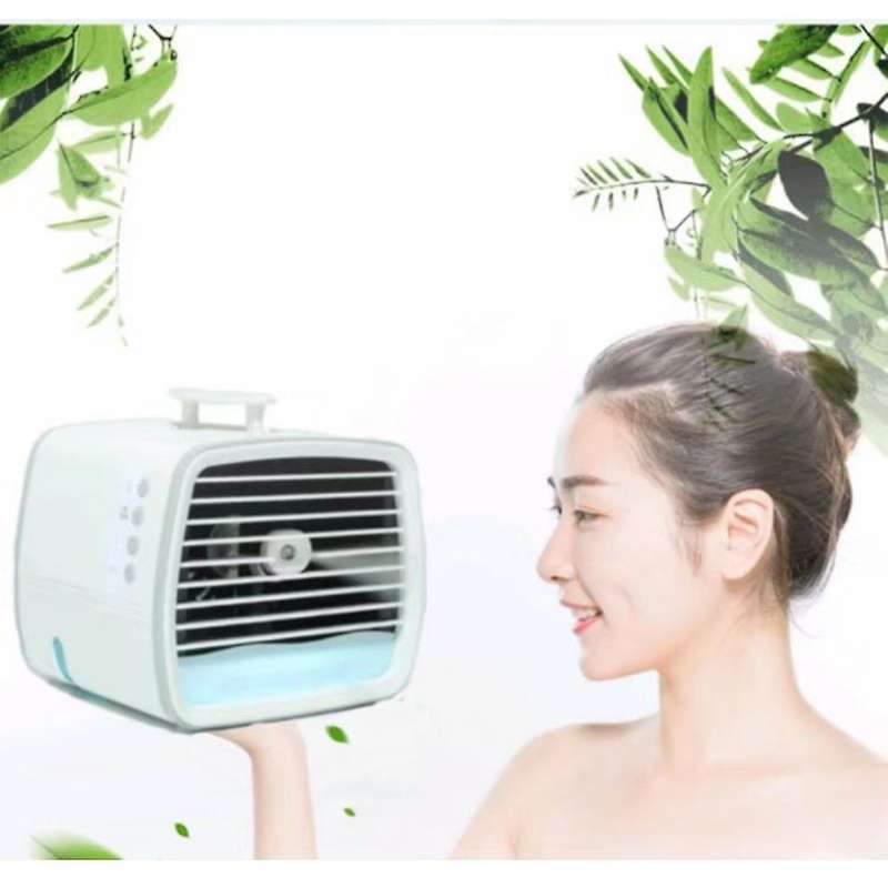 Air Conditioner Mini Fan Portable Air Conditioner for Room Home Air Cooling Desktop Spray Humidifier
