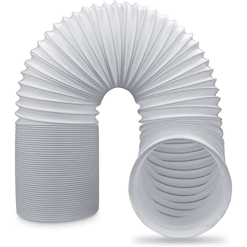 Air Conditioner Portable Exhaust Hose- 5 In Diameter Size - 59 In Long - Universal Flexible Counter