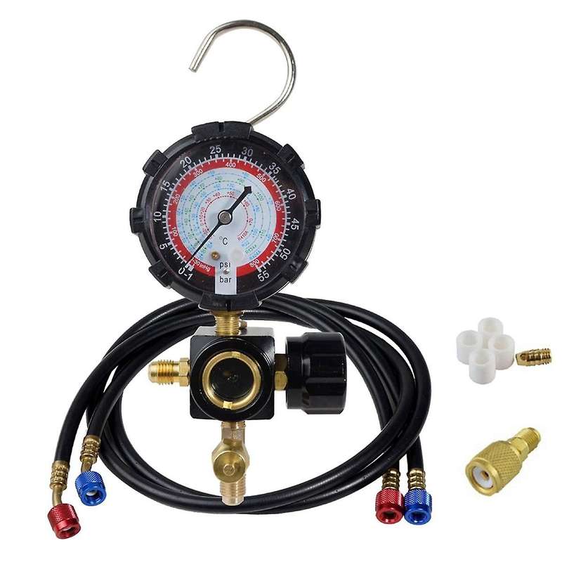 Air Conditioner Refrigerant High Pressure Gauge for R410A 134A R22 R404A A/C Diagnostic Refrigerant