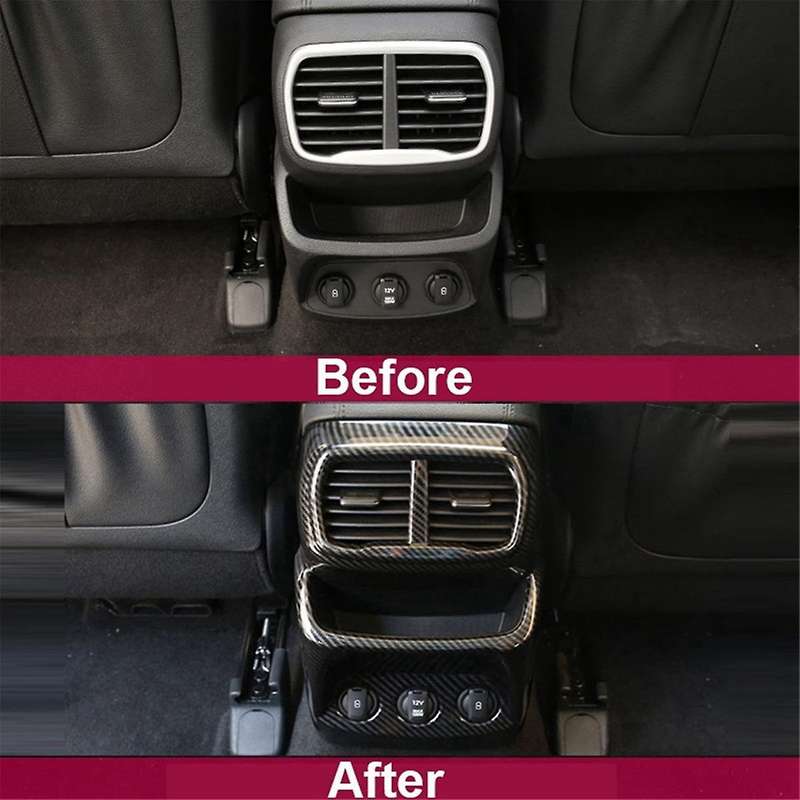 Air Conditioner Outlet Vent Cover Rear Armrest Outlet Vent Cover for 2019-2020