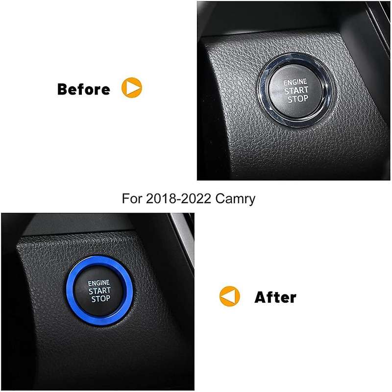 Air Conditioning AC Knob Button Cover for 2021 2022 Engine Start Switch Cover Trim Sticker Accessori