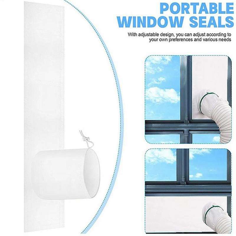 Air Conditioner Window Seal Kit Portable Air Conditioner Tilting Sloping Cover Window Air Condition