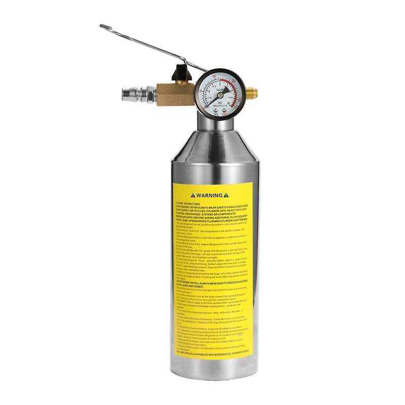 Air Conditioning Flushing Kit, Car Air Conditioning Pipe Cleaning Tool Set, R134A Air Conditioning S
