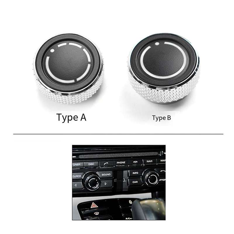 Air Conditioning Knob Console Audio Volume Radio Knob Cover Control Switch Button for