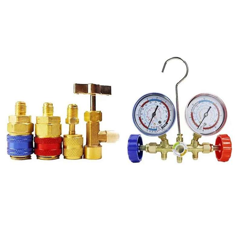 Air Conditioning Tool Freon for R134a R12 R22 Air Conditioning Pressure Gauge Refrigerant Pressure M