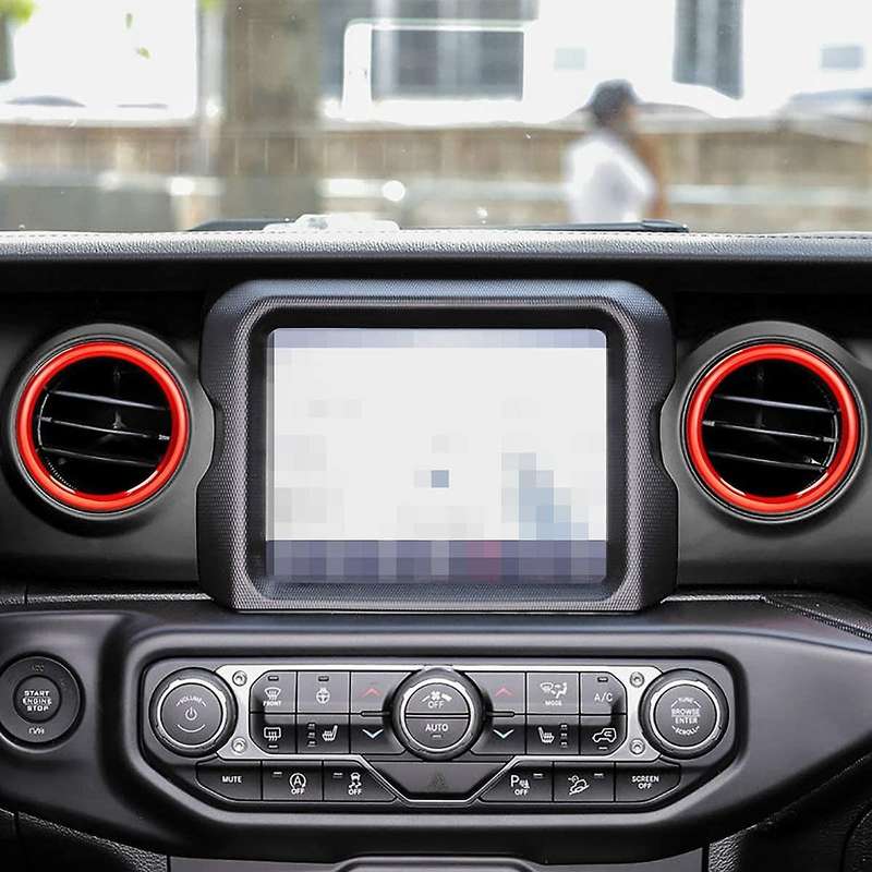 Air Conditioning Vent Outlet Trim for JL JT 2018-2021 Accessories Dashboard Decoration Cover Ring Re