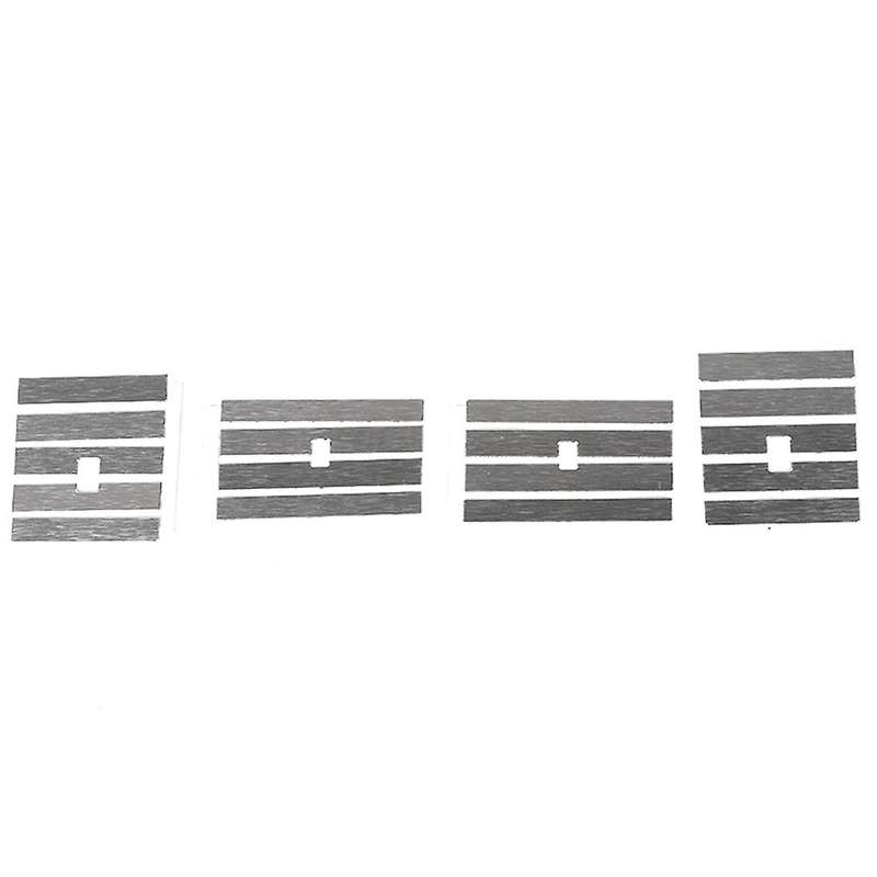 Air Conditioning Vent Outlet Louver Cover Trim for Nitro 2007-2012 Interior Accessories (Silver)