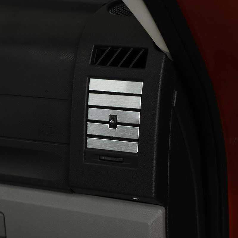 Air Conditioning Vent Outlet Louver Cover Trim for Nitro 2007-2012 Interior Accessories (Silver)