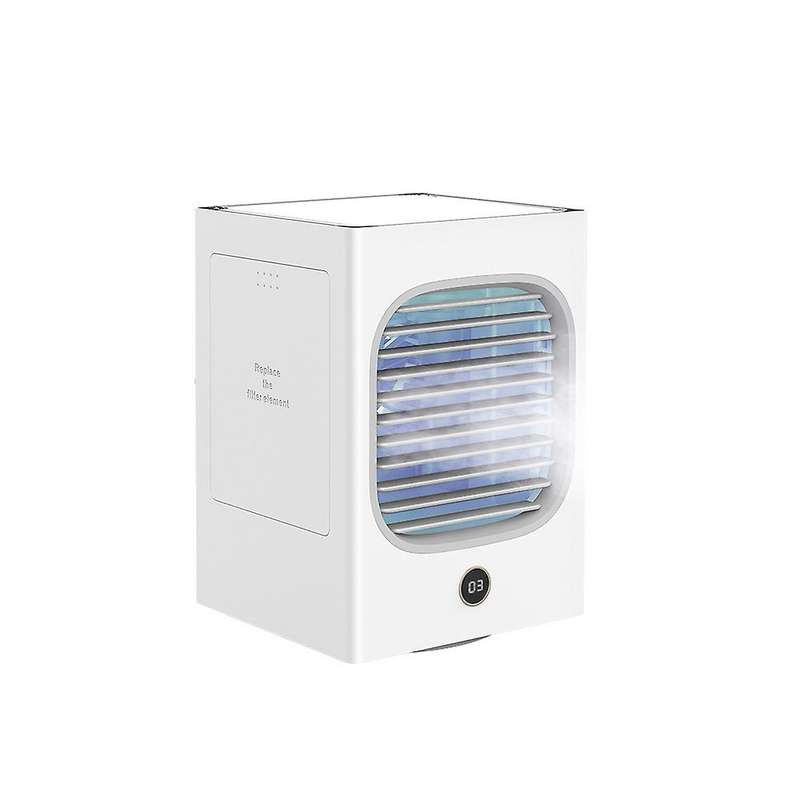 Air Cooler Mini Fan Portable Airconditioner for Room Home Air Cooling Desktop Charging Air Condition