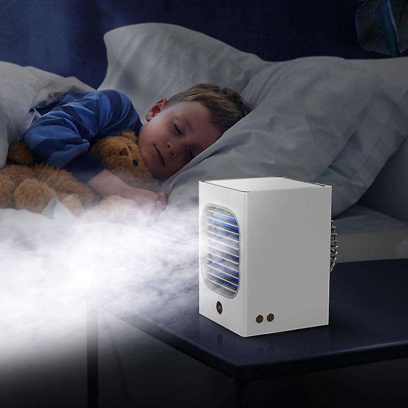 Air Cooler Mini Fan Portable Airconditioner for Room Home Air Cooling Desktop Charging Air Condition
