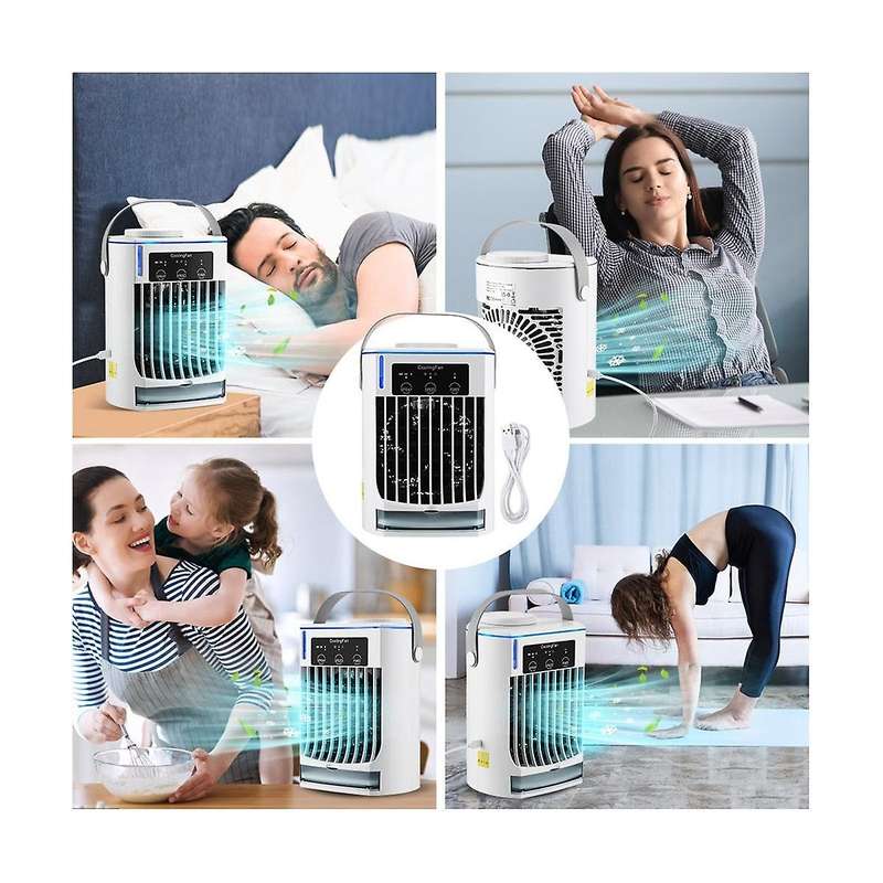 Air Cooler Household Spray Humidifier Fan Water Cooled Air Conditioning Fan Usb Desktop Cooling Fan