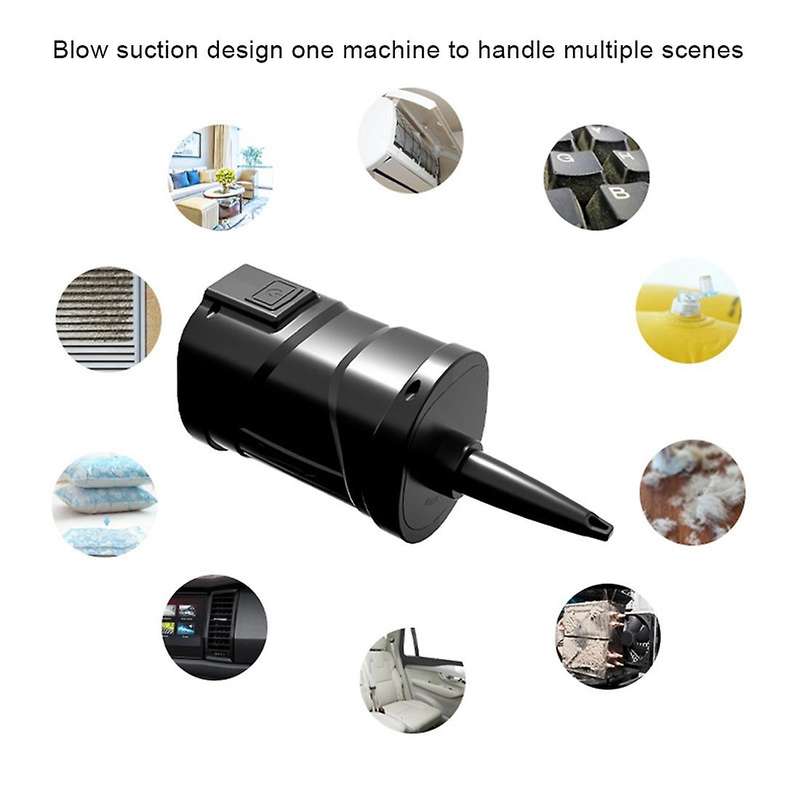 Air Duster Cordless Dust Blower Handheld Dust Collector Rechargeable Portable for PC Laptop Car Clea