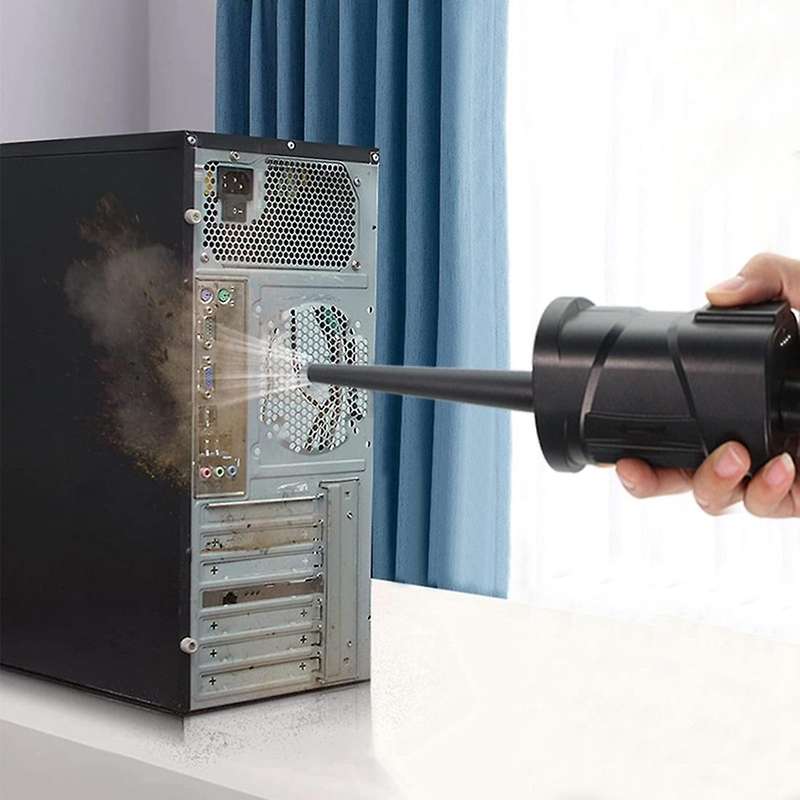Air Duster Cordless Dust Blower Handheld Dust Collector Rechargeable Portable for PC Laptop Car Clea