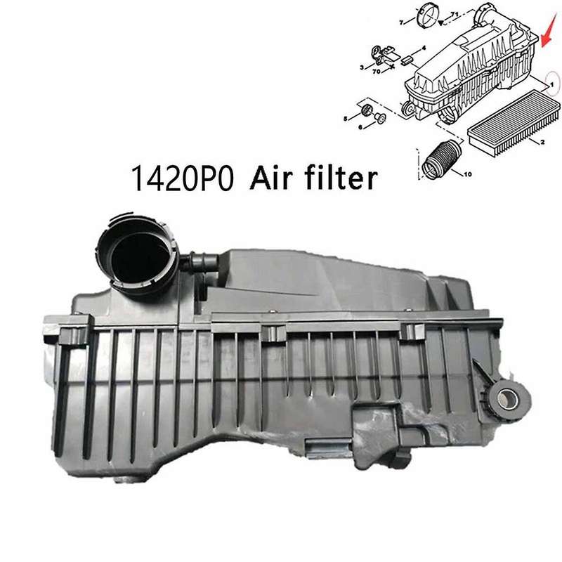 Air Filter 1420p0 Air Intake System for 206 307 206cc 206 Hathback 206sw 307cc 307sw308 Partier Box