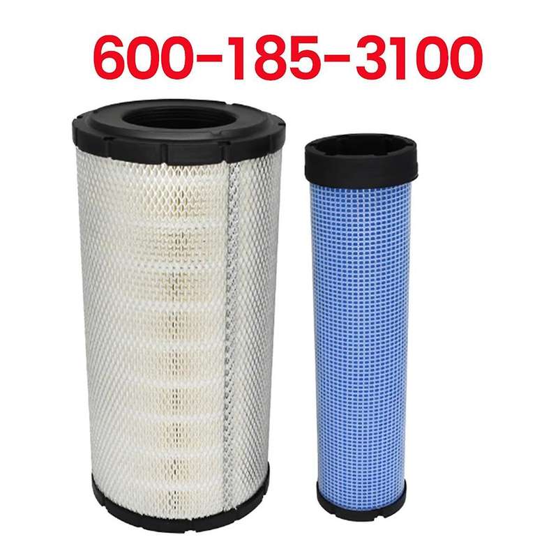 Air Filter Elements 600-185-3100 600185310 for Excavator PC200-7 PC200-8 PC228US